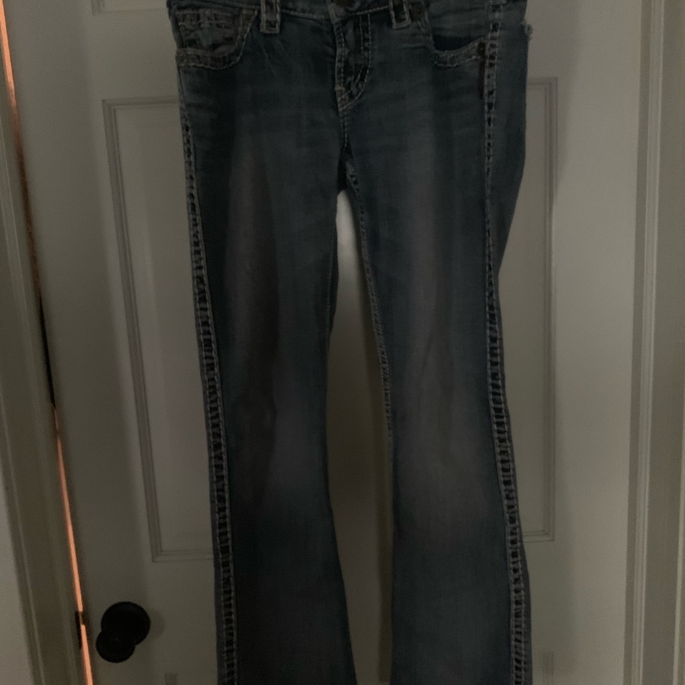 Silver jeans